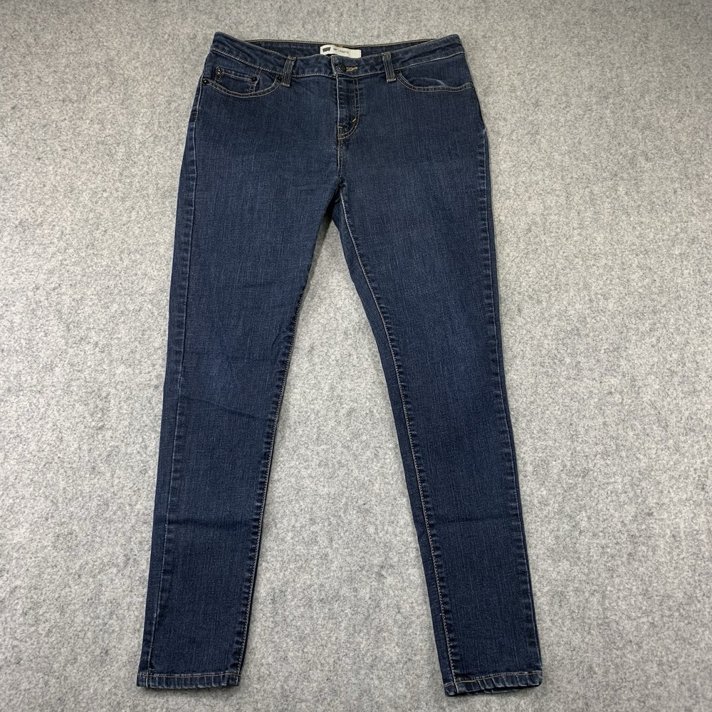 Levis 535 Jeans Size 15 M Womens Blue Skinny Jeans Legging